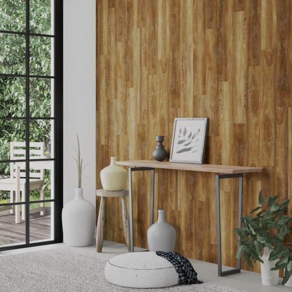 Wandpaneele Holzoptik Braun PVC 4,12 m²
