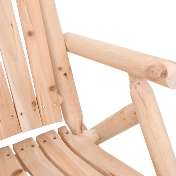 Garten-Schaukelstuhl 69x96x101 cm Massivholz Fichte