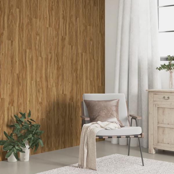 ARDEBO.de - Wandpaneele Holzoptik Braun PVC 4,12 m²