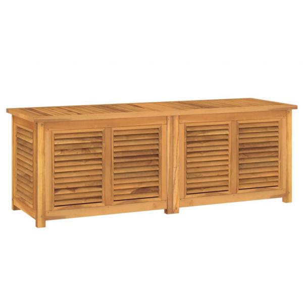 Gartenbox mit Beutel 150x50x53 cm Massivholz Teak