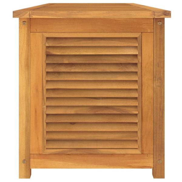Gartenbox mit Beutel 150x50x53 cm Massivholz Teak