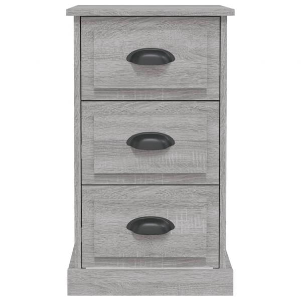 Nachttisch Grau Sonoma 39x39x67 cm Holzwerkstoff