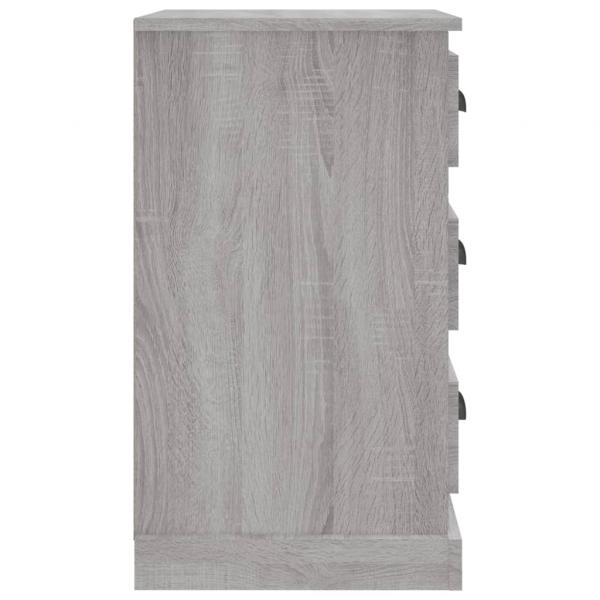 Nachttisch Grau Sonoma 39x39x67 cm Holzwerkstoff
