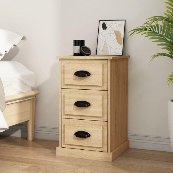 ARDEBO.de - Nachttisch Sonoma-Eiche 39x39x67 cm Holzwerkstoff