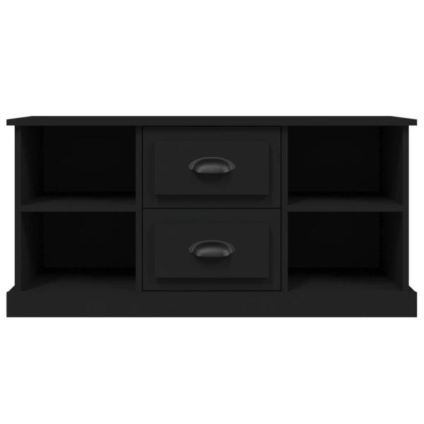 TV-Schrank Schwarz 99,5x35,5x48 cm Holzwerkstoff