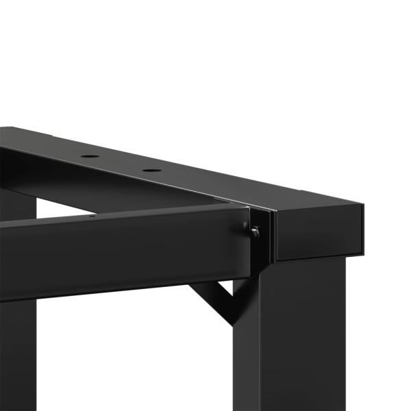 Couchtischbeine O-Gestell 80x40x43 cm Gusseisen