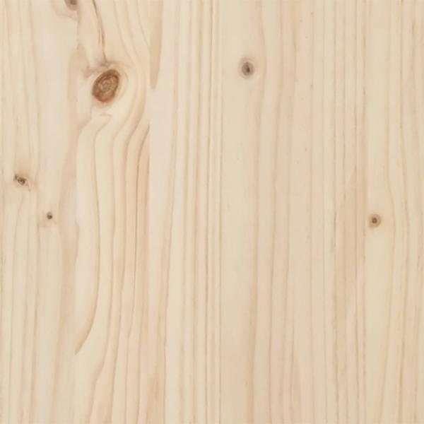 Couchtisch O-Gestell 90x40x45,5cm Massivholz Kiefer & Gusseisen