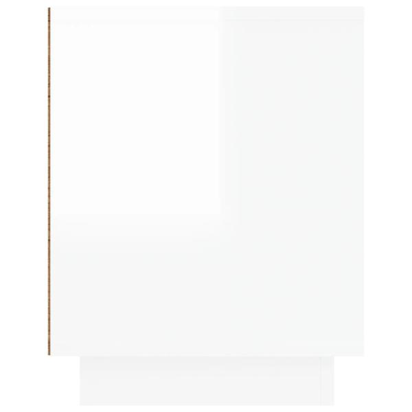 TV-Schrank Hochglanz-Weiß 80x35x45 cm Holzwerkstoff