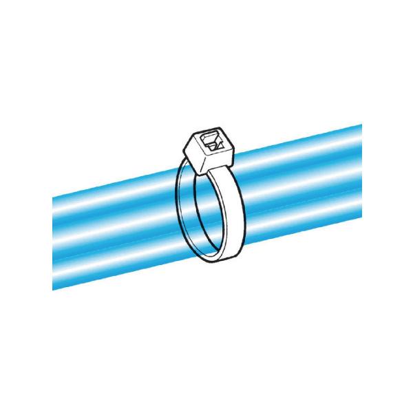Hellermann 111-08229 Kabelbinder 300x4,7 mm, 100Stück, natur