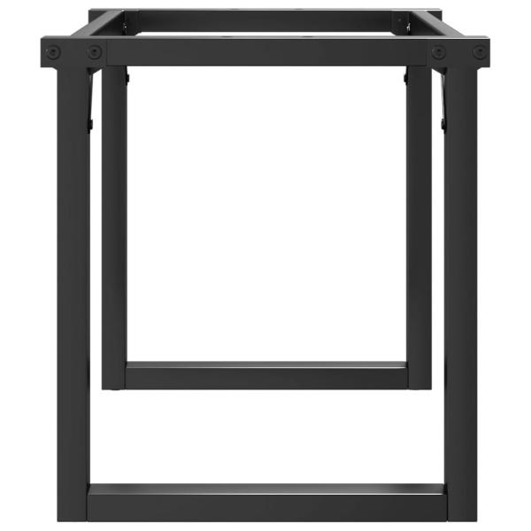 Couchtischbeine O-Gestell 90x30x43 cm Gusseisen