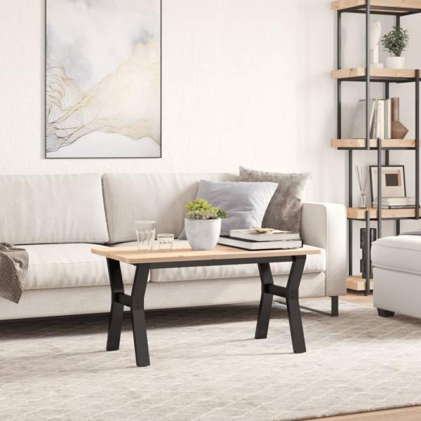 Couchtisch-Gestell in Y-Form 80x40x43 cm Gusseisen