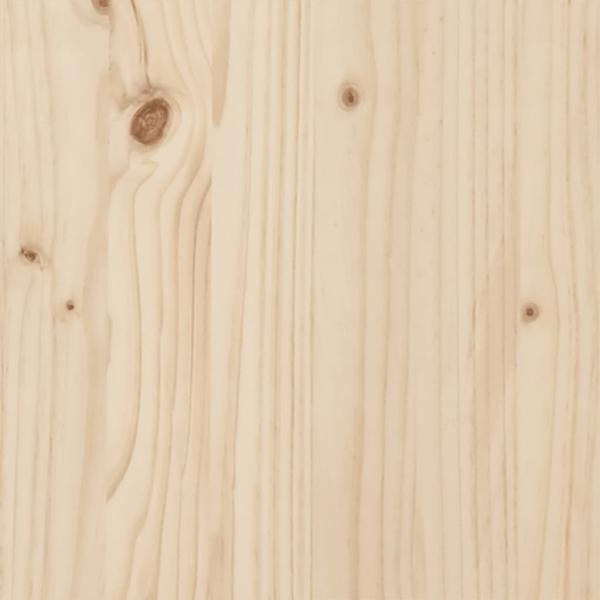 Esstisch O-Gestell 180x90x75 cm Massivholz Kiefer und Gusseisen