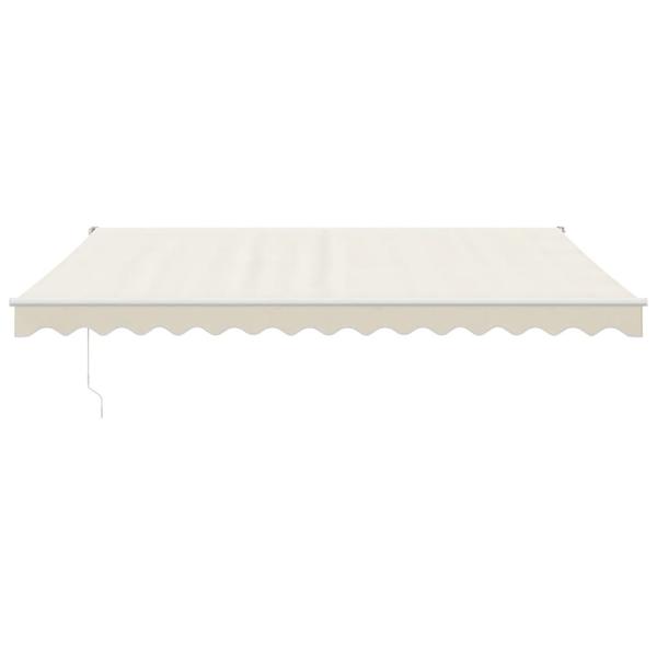 Elektrische Markise mit Kurbel Creme 4x3 m