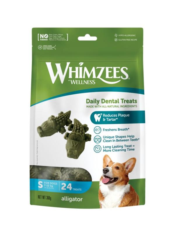 ARDEBO.de Whimzees Dog Alligator/Krokodil S 360g 
