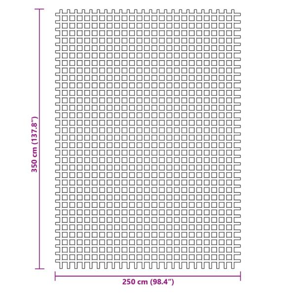 Zeltteppich Grün 3,5x2,5 m