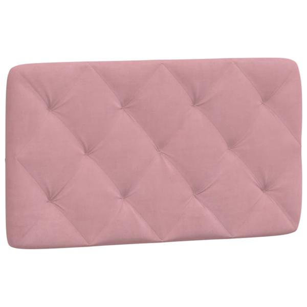 Bettgestell mit LED-Leuchten Rosa 80x200 cm Samt