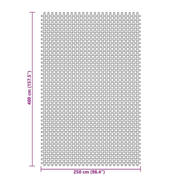 Zeltteppich Grün 4x2,5 m