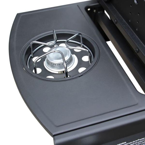 Gasgrill 4+1 Brenner Schwarz