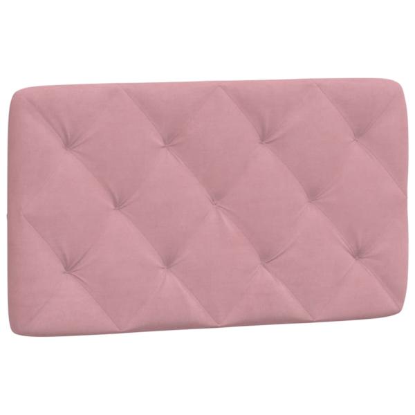 Bett mit Matratze Rosa 80x200 cm Samt