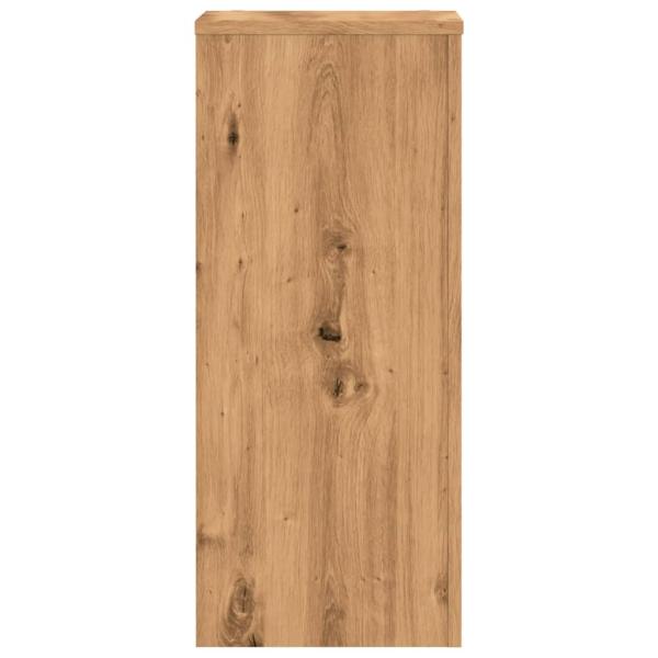 Pflanzenständer 2 Stk. Artisan-Eiche 30x30x70 cm Holzwerkstoff