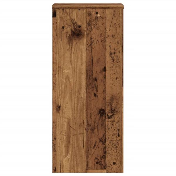 Pflanzenständer 2 Stk. Altholz-Optik 30x30x70 cm Holzwerkstoff