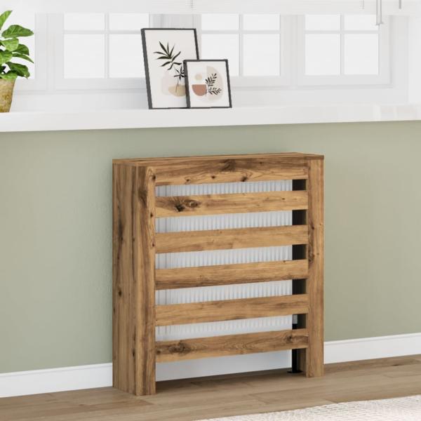 ARDEBO.de - Heizkörperverkleidung Artisan-Eiche 78x20x82 cm Holzwerkstoff