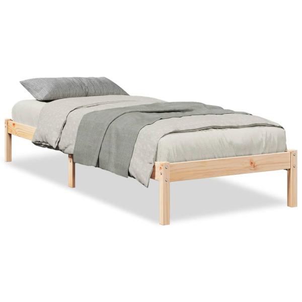Massivholzbett Extra Lang ohne Matratze 100x220 cm Kiefernholz