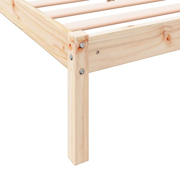 Massivholzbett Extra Lang ohne Matratze 100x220 cm Kiefernholz