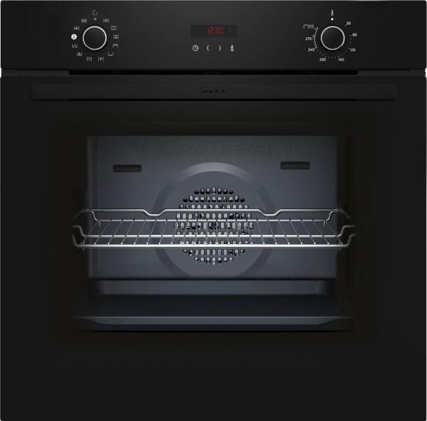 ARDEBO.de Neff B2CVG6AK3 N30 A+ Einbaubackofen mit Dampfunterstützung, 59,4 cm breit, 71 L, Pyrolyse, 8 Heizarten, Grillfunktion, Kindersicherung, schwarz