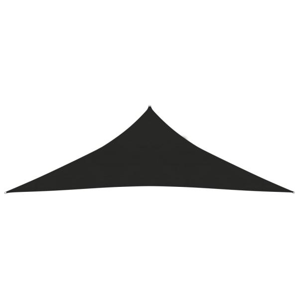 Sonnensegel 160 g/m² Schwarz 2,5x2,5x3,5 m HDPE