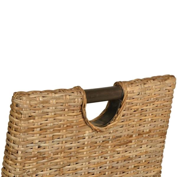 Esszimmerstühle 6 Stk. Kubu-Rattan Mangoholz