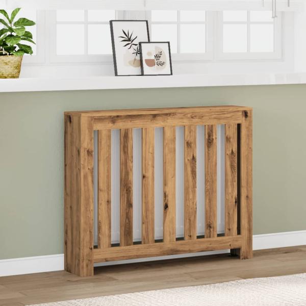 ARDEBO.de - Heizkörperverkleidung Artisan-Eiche 104x20x82 cm Holzwerkstoff