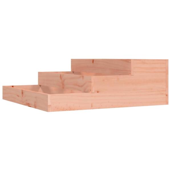 Pflanzkübel 78x78x27 cm Massivholz Douglasie