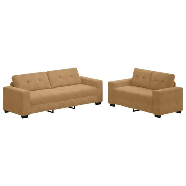 Set aus 2 Dunkelgrün Polyester, Holz Groß Abnehmbare Bezüge