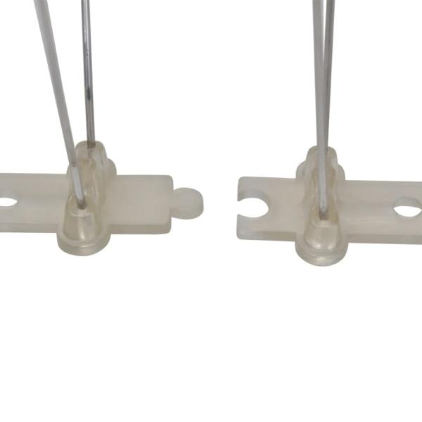 6-tlg. Vogelabwehr-Spikes-Set 3 m Kunststoff 4-reihig