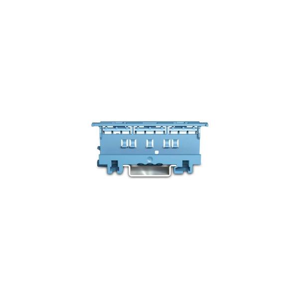 ARDEBO.de Wago Befestigungsadapter Serie 221 - 4 mm², zur Montage auf TS 35, blau, 10 Stück (221-500/000-006)