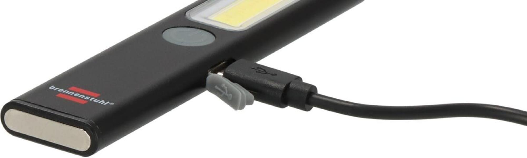 Brennenstuhl PL 200 AC, LED Akku Handleuchte, 200lm, schwarz (1175590100)