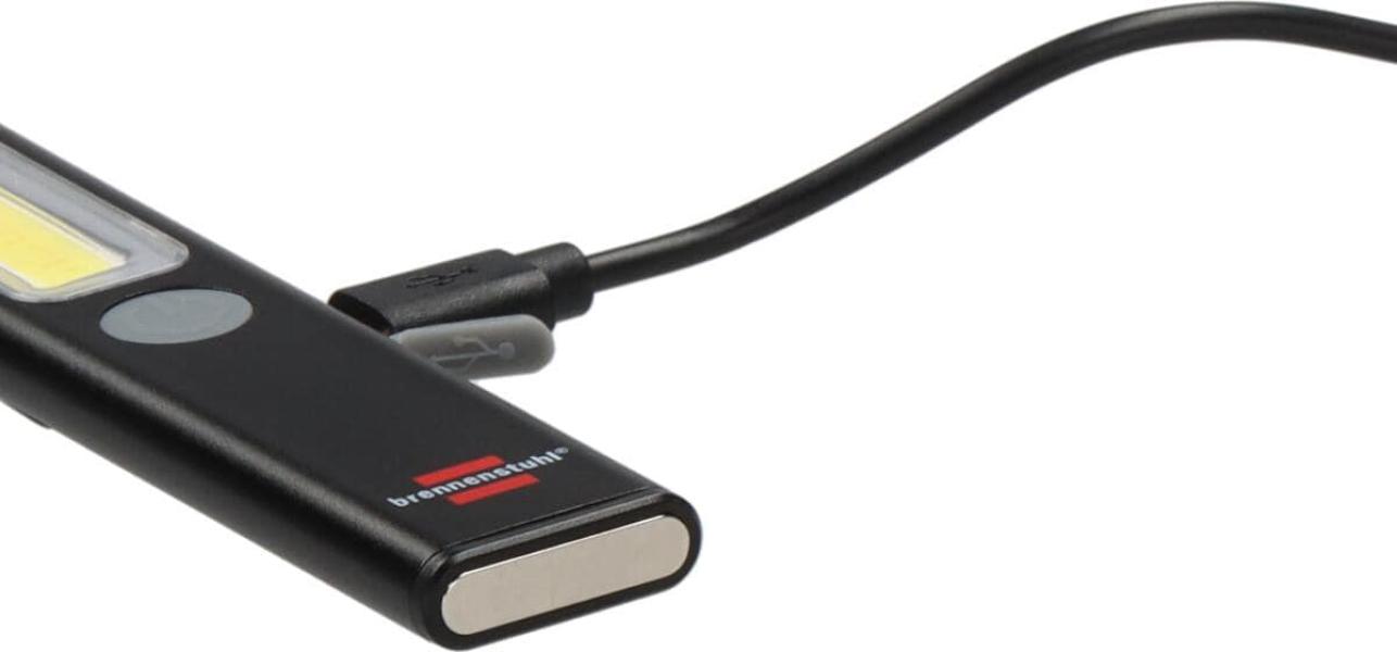 Brennenstuhl PL 200 AC, LED Akku Handleuchte, 200lm, schwarz (1175590100)