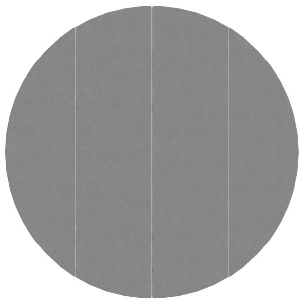 Pool-Bodentuch Hellgrau Ø500 cm Polyester Geotextil