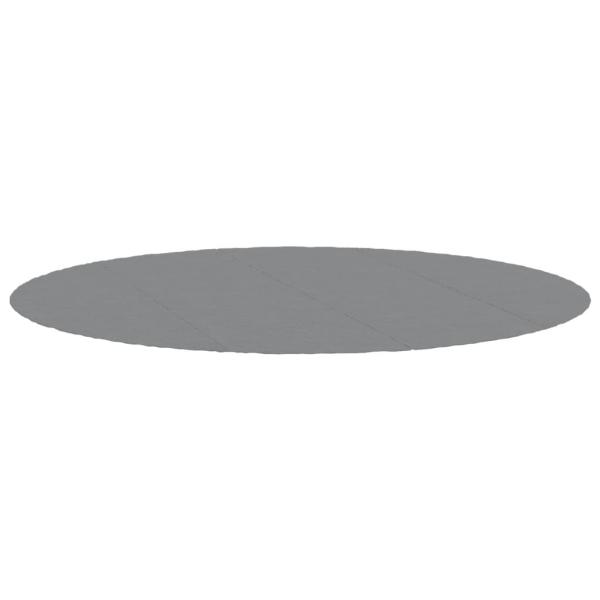 Pool-Bodentuch Hellgrau Ø500 cm Polyester Geotextil