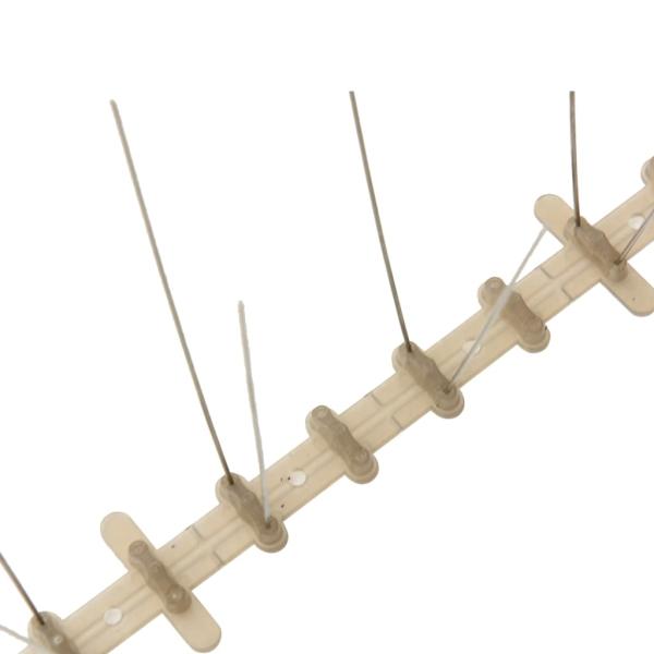 20-tlg. Vogelabwehr-Spikes-Set 10 m Kunststoff 2-reihig