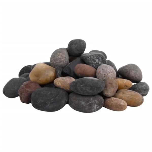 Polierte Kiesel 10 kg Mehrfarbig 5-8 cm
