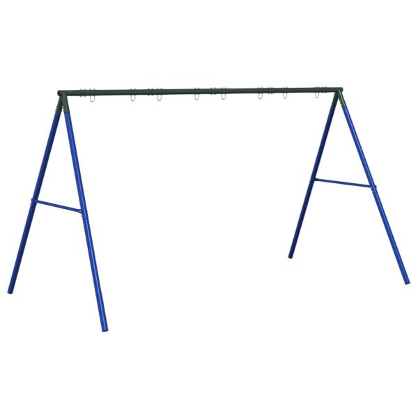 Schaukelgestell mit 8 Haken Blau Stahl
