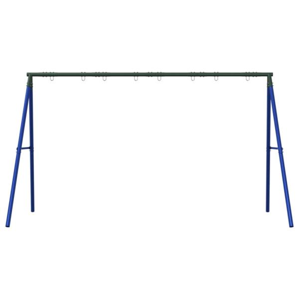 Schaukelgestell mit 8 Haken Blau Stahl