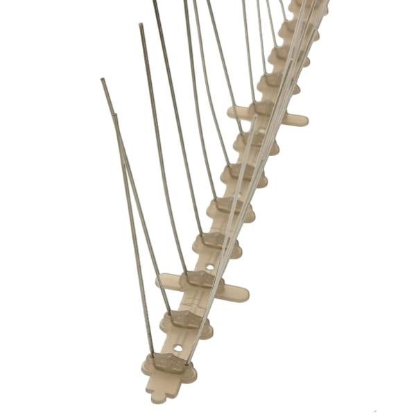 6-tlg. Vogelabwehr-Spikes-Set 3 m Kunststoff 5-reihig