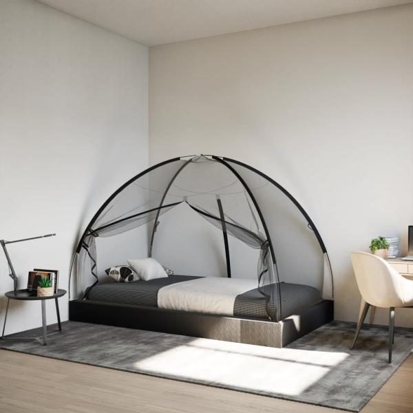 Moskito-Netzzelt Mongolisch 220 Schwarz 200x120x130 cm