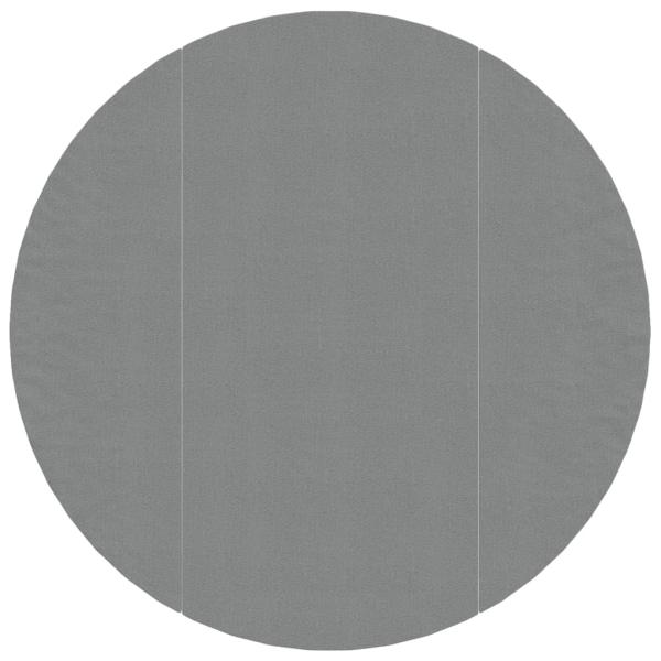 Pool-Bodentuch Hellgrau Ø366 cm Polyester Geotextil
