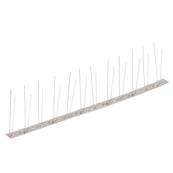 6-tlg. Taubenabwehr Spikes-Set Edelstahl 3 m 2-reihig