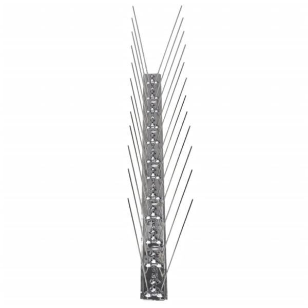 6-tlg. Taubenabwehr Spikes-Set Edelstahl 3 m 2-reihig