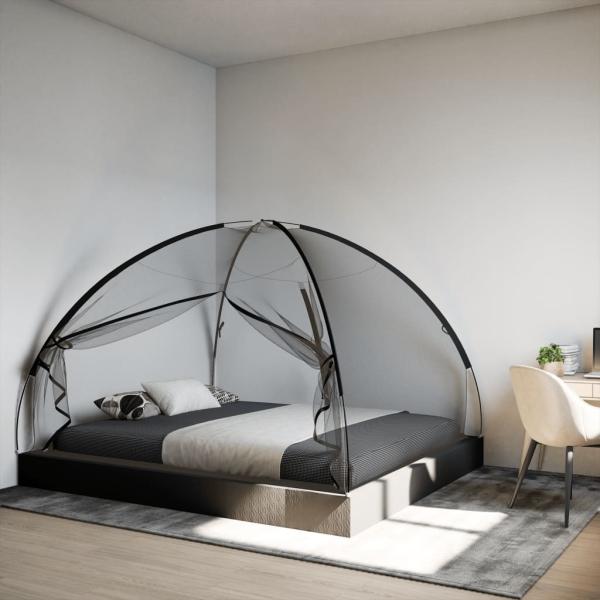 Moskito-Netzzelt Mongolisch 220 Schwarz 200x180x135 cm